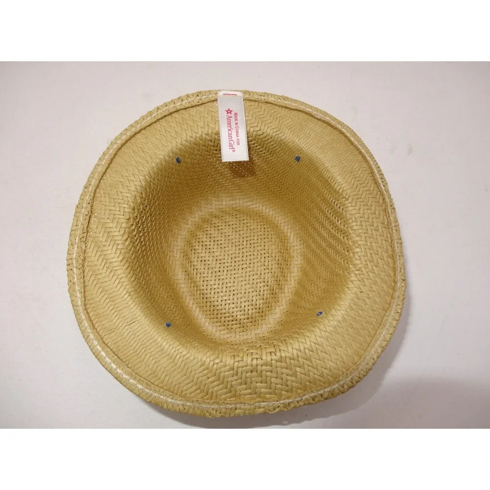 American Girl Doll Truly Me Show Your Sweet Side Accessories Fedora Hat Tan Navy
